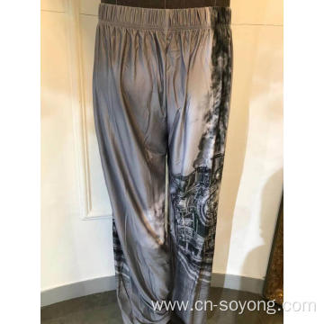 Men's Positioned Printed Lounge Bottom Pants